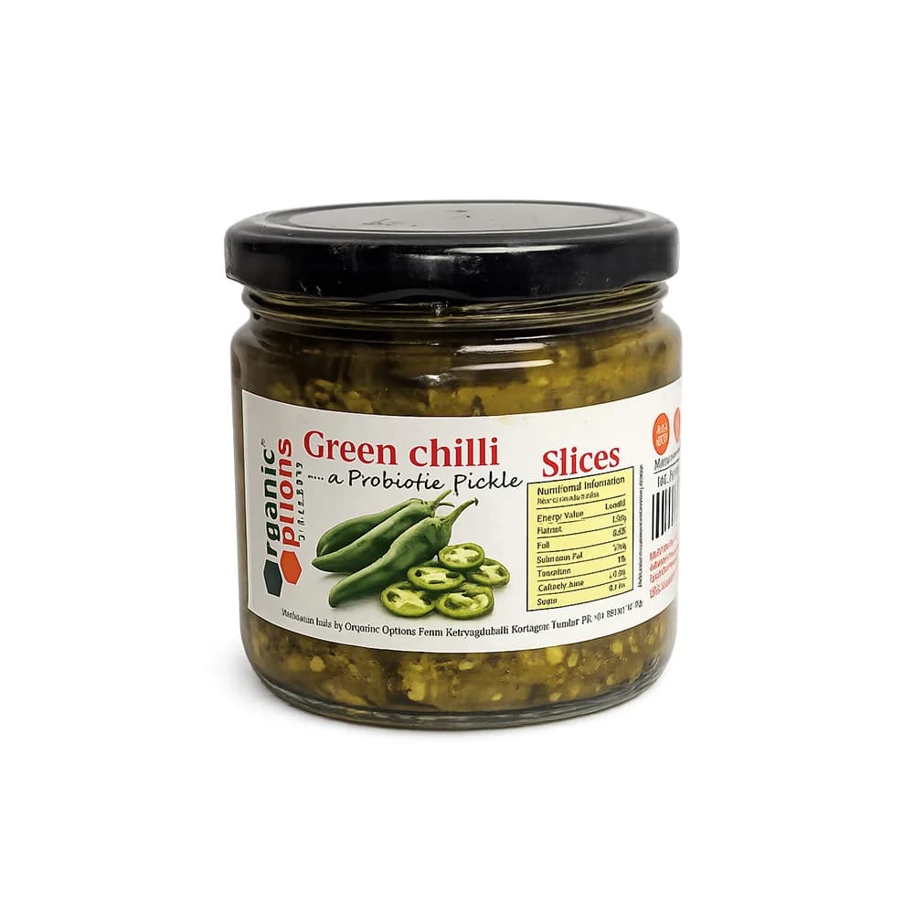 Green Chilli Slices Pickle 350gm