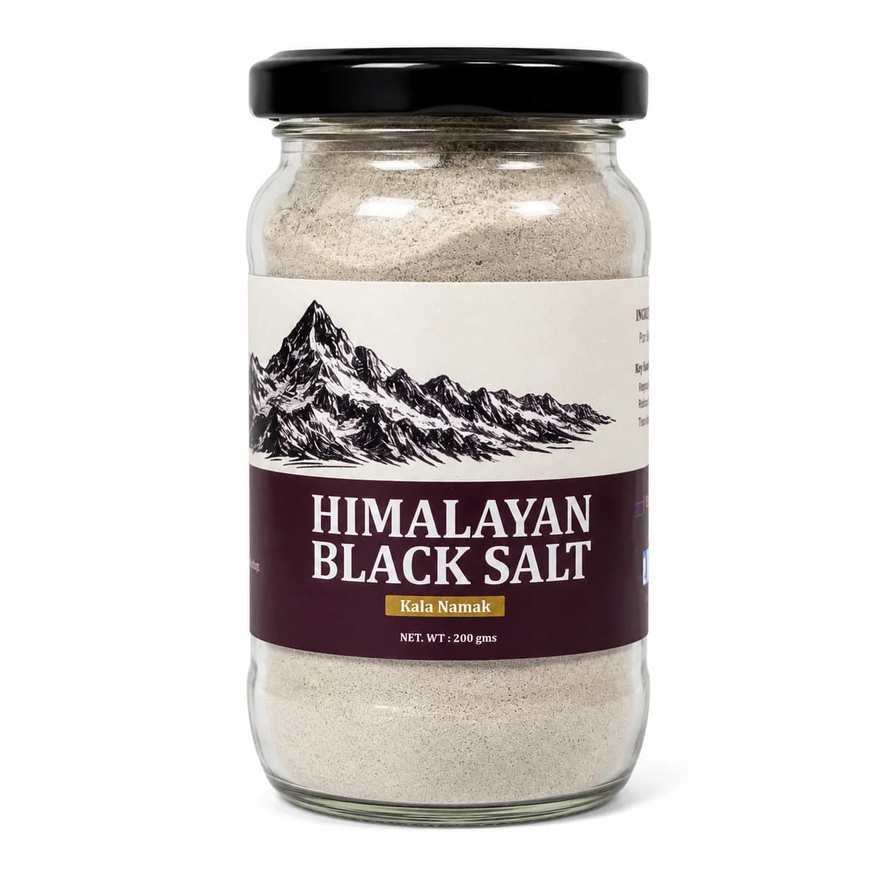 Himalayan Black Salt Powder 200gm